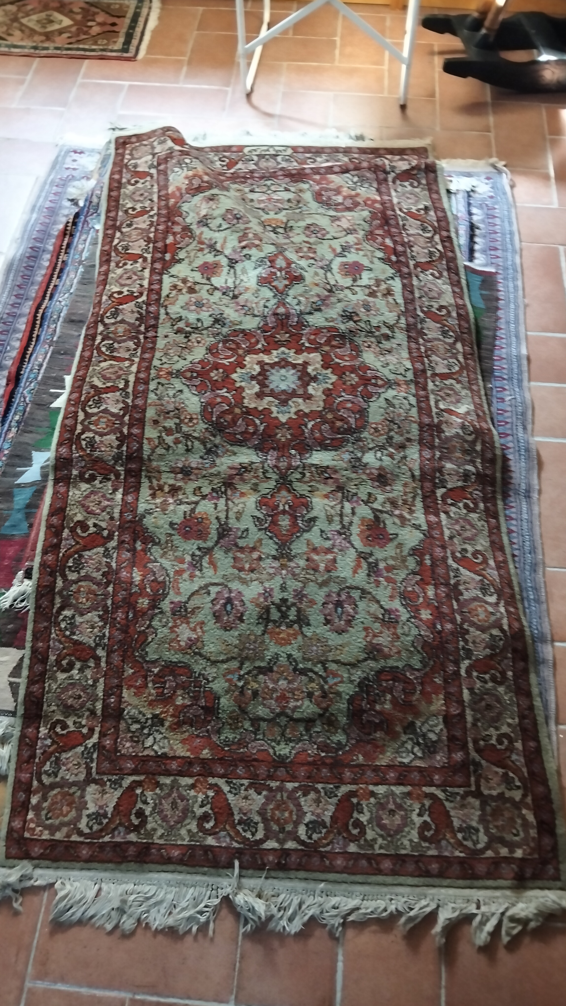 Tappeti persiani d'epoca usati